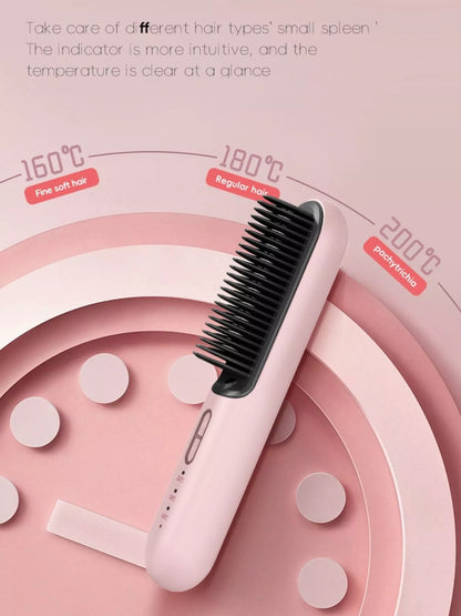 Fast Heating Hair Straightening Comb