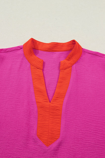 Threaded Pear Chelsea Wide Short Sleeve Top