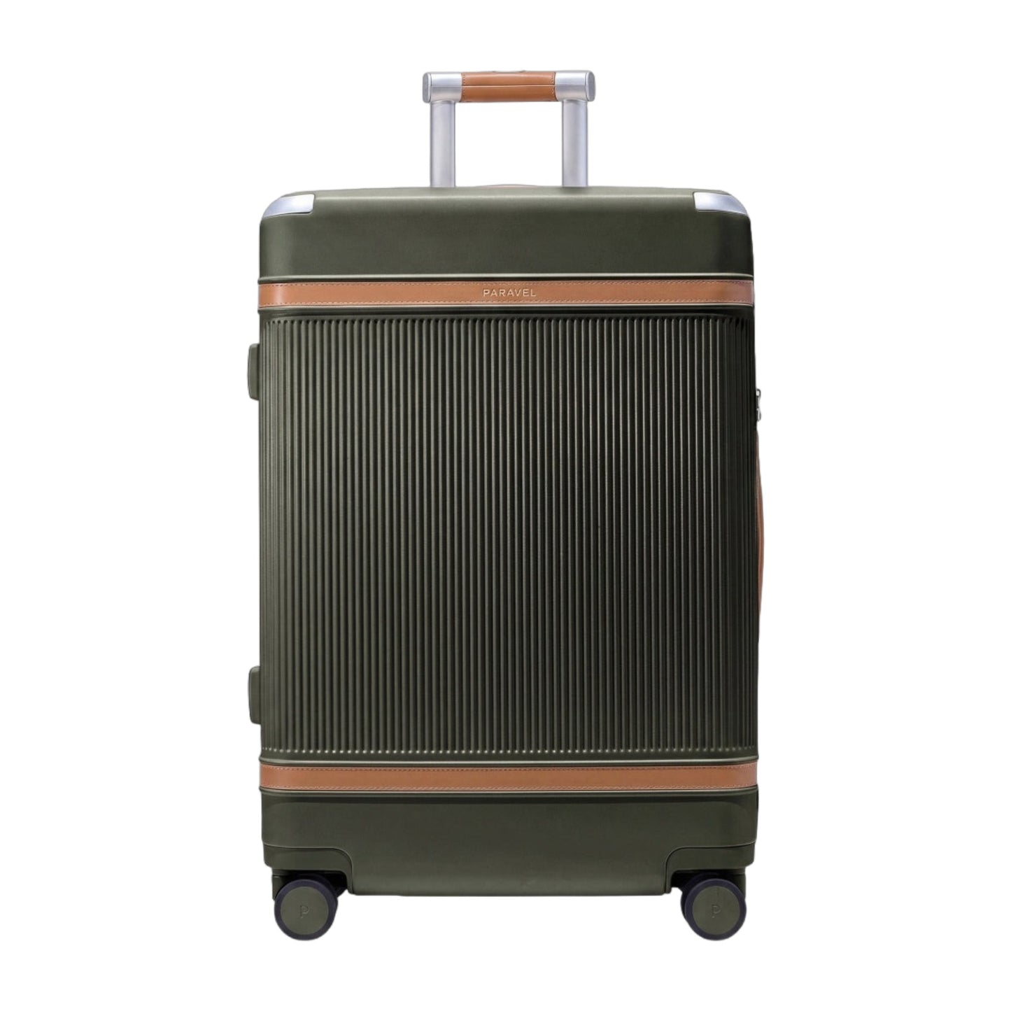 Paravel Aviator Grand 26-Inch Checked Hardshell Luggage Safari Green