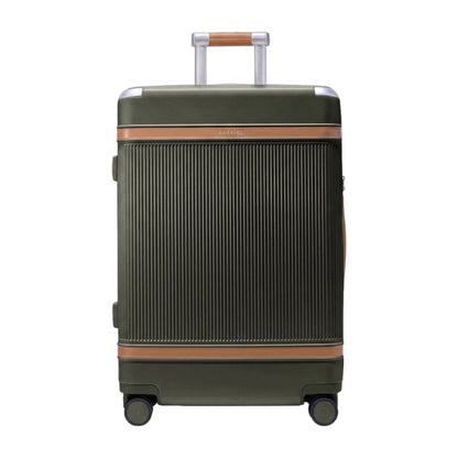 Paravel Aviator Grand 26-Inch Checked Hardshell Luggage Safari Green