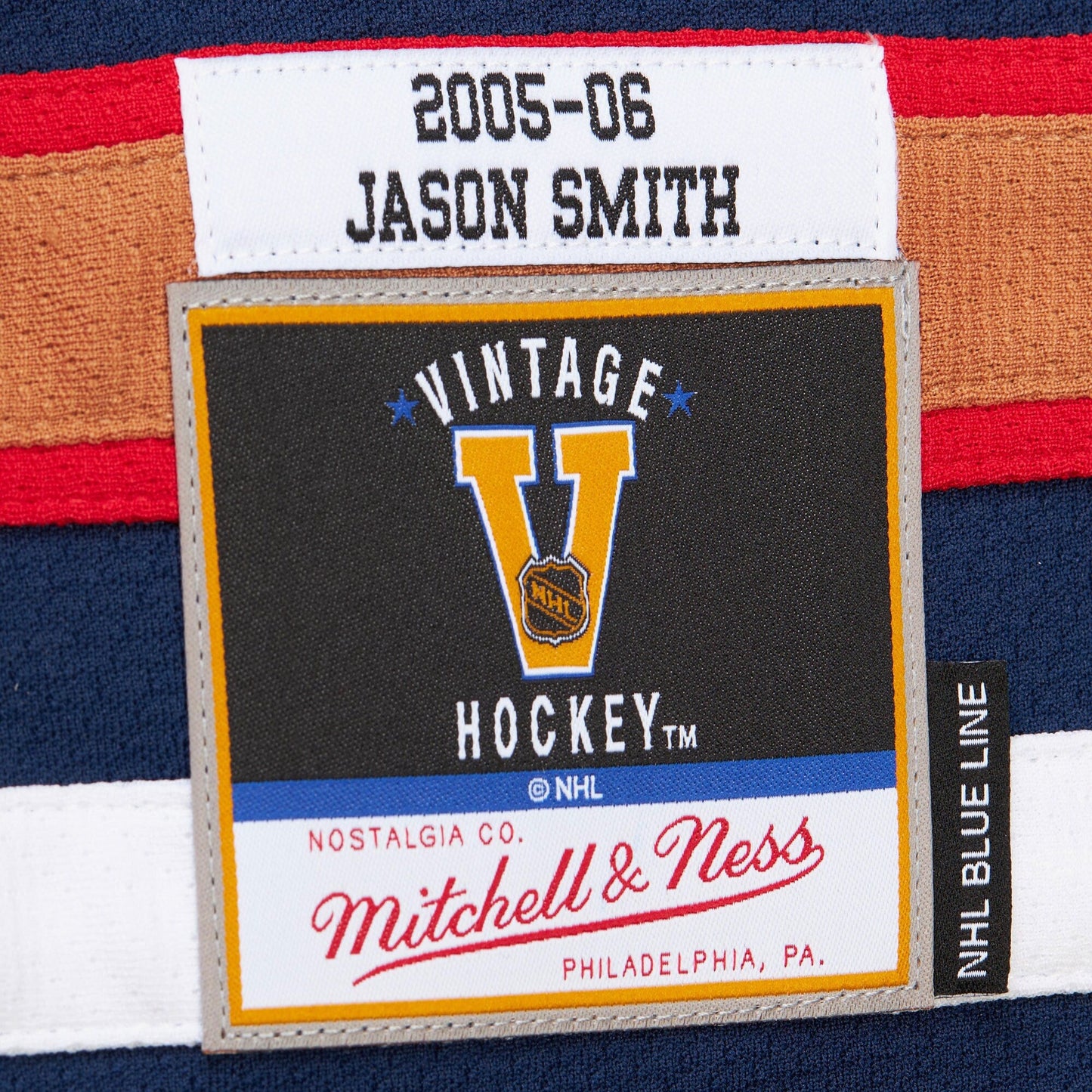 Mitchell & Ness Men's NHL Dark Jersey Oilers 2005 Ryan Smyth
