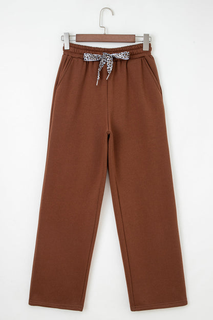 Threaded Pear Amaris Elastic Waist Solid Pants