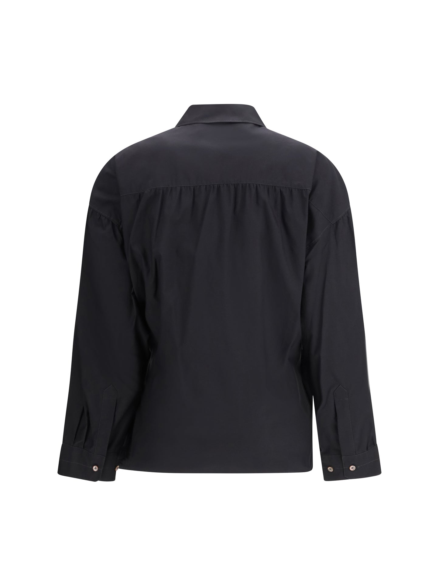 Shirt Cotton Blend Squid Ink