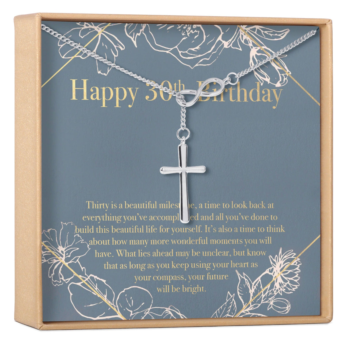 30th Birthday Necklace, Multiple Styles