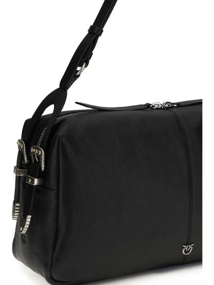 Shoulder Bag Keeper Black Leather