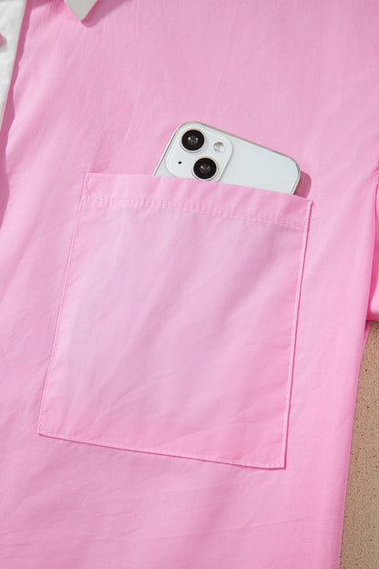 Threaded Pear Francesca Short Sleeve Up Shirt