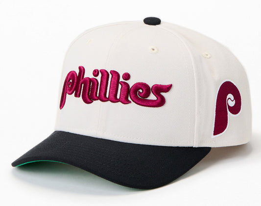 Mitchell & Ness Men's MLB Off Word Pro Snapback Coop Phillies Snapback Caps