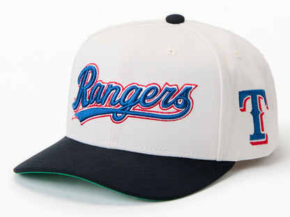 Mitchell & Ness Men's MLB Off Word Pro Snapback Rangers Snapback Caps