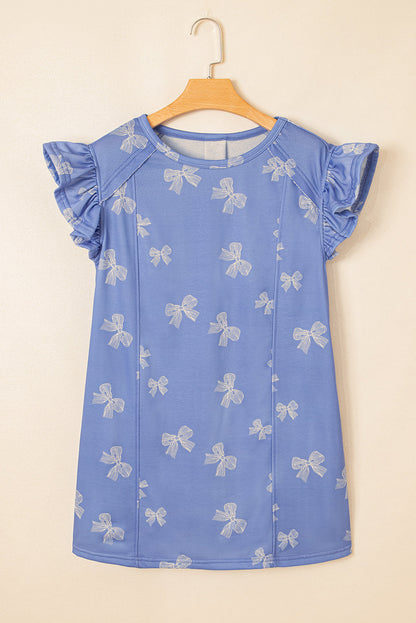 Threaded Pear Emmie Sleeve Shift Mini Dress