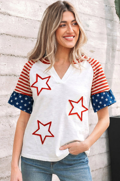 Threaded Pear Katalina inspired Short Sleeve Top