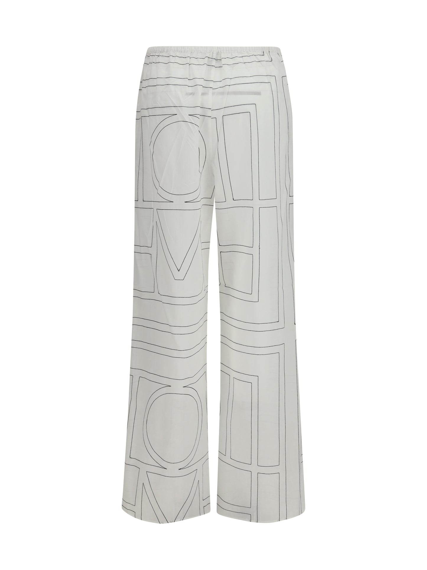 Pants Monogram White/Black