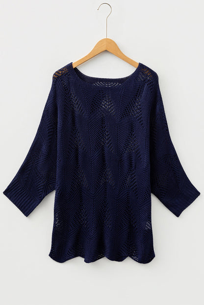 Threaded Pear Ava 8 Sleeve Casual Sweater