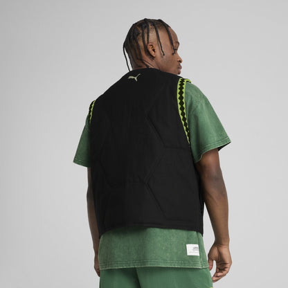 Puma Men's Hoops x TMNT Vest - Black/Volt Yellow