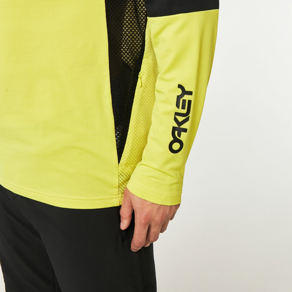 Oakley Men's Factory Pilot MTB LS Jersey II - Black/Sulphur