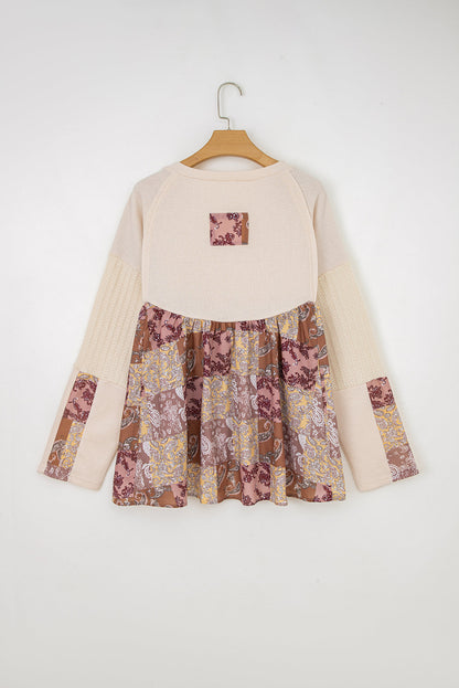Threaded Pear Colette Sleeve Loose top Long Sleeve Top