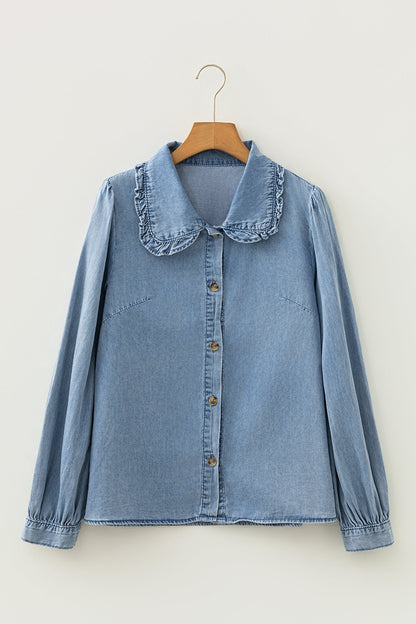 Threaded Pear Antonella Pan Collar Western Shirt