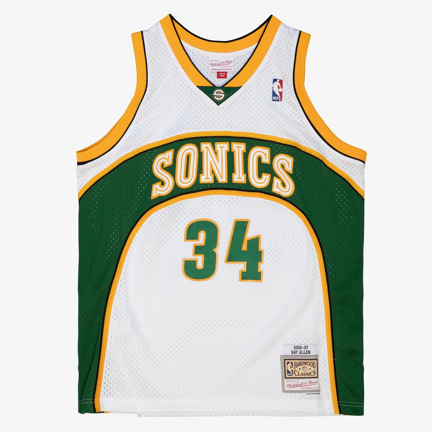 Men's Mitchell & Ness NBA Swingman Jersey Supersonics 2006 Ray Allen