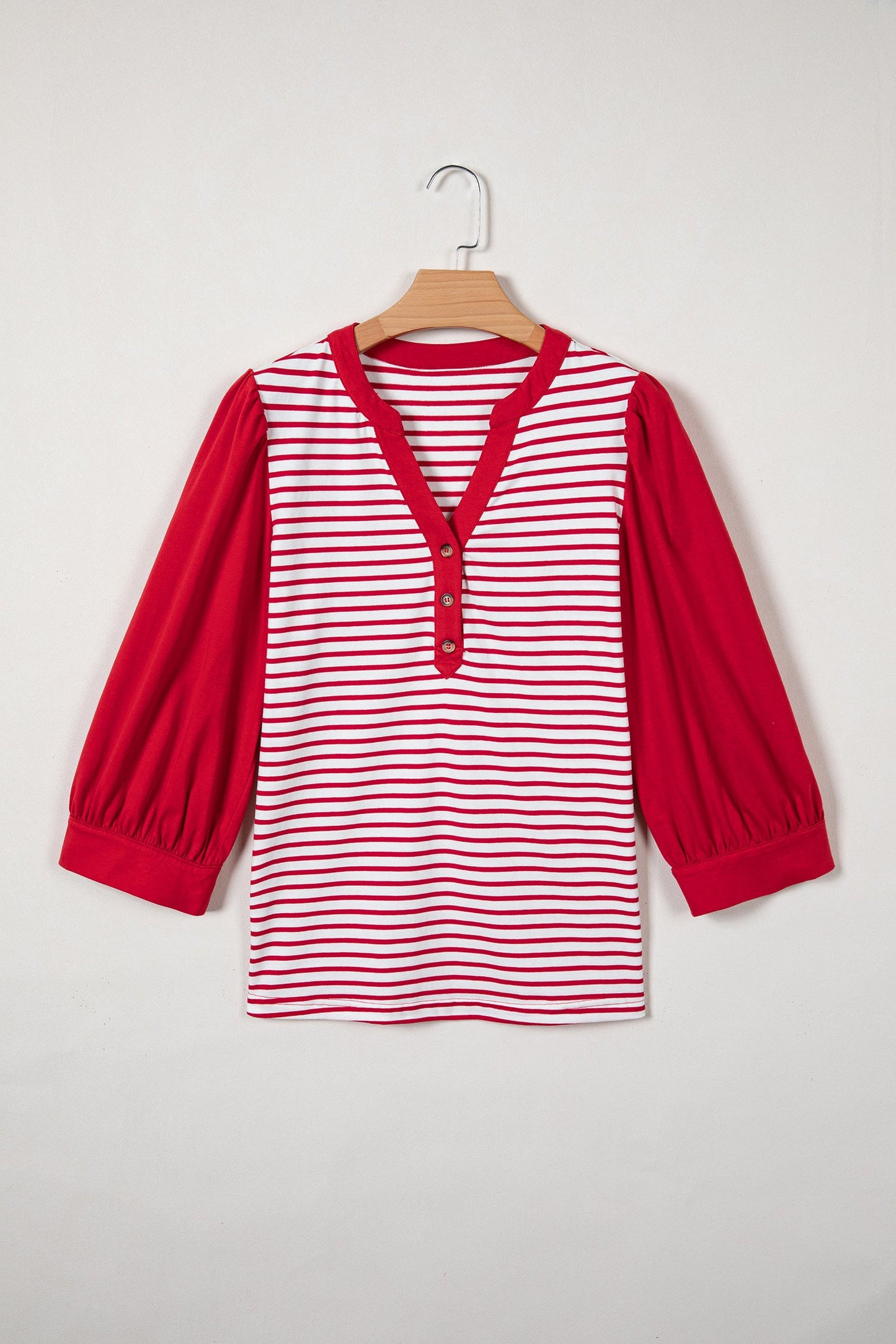 Threaded Pear Wrenley 4 Sleeve Patchwork Top