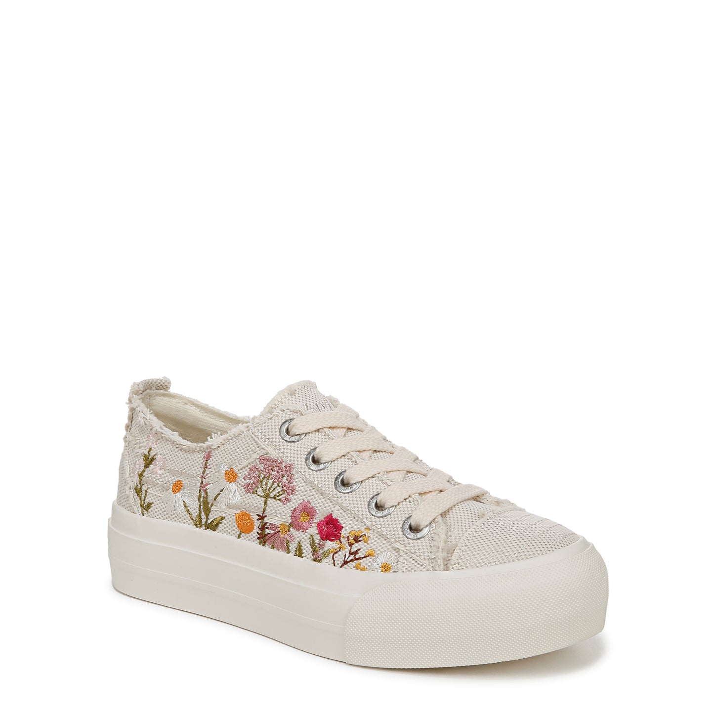 Cream Multi Embroidery Fabric