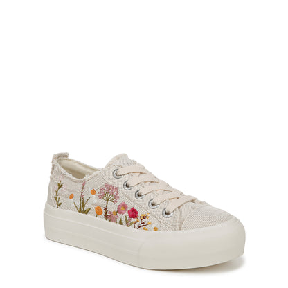 Cream Multi Embroidery Fabric