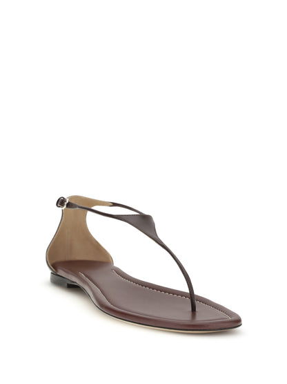 Thong Sandals Bordeaux