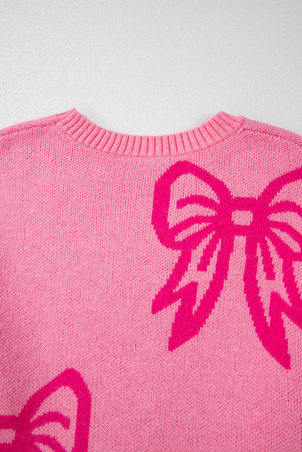 Threaded Pear Jaderae Drop Shoulder Loose Sweater