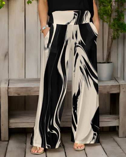Cream and Black-