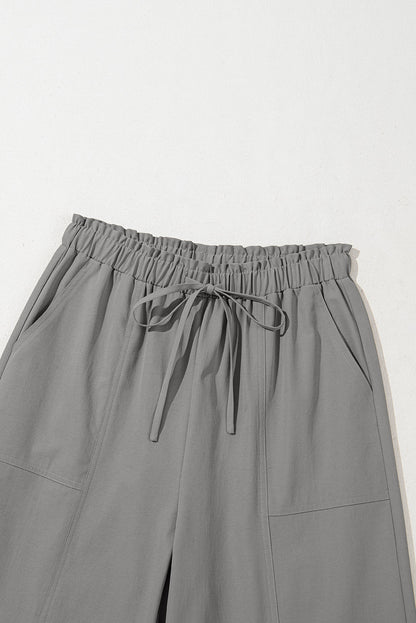 Threaded Pear Gemma Waist Casual Loose Pants