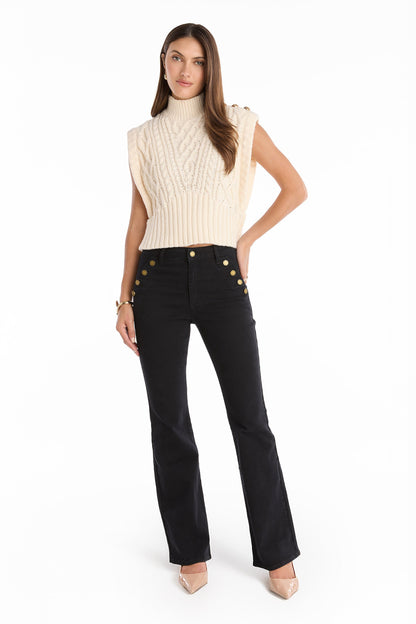 Allegra Bootcut Jean - Black