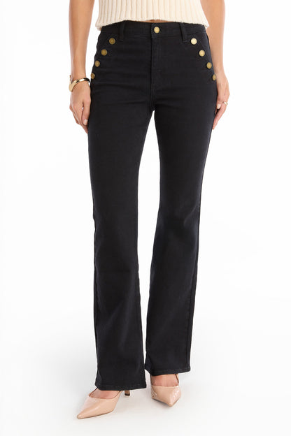 Allegra Bootcut Jean - Black
