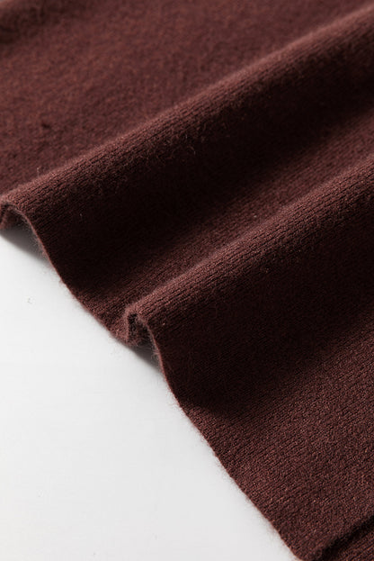 Threaded Pear Olivia Mock Side Slit Sweater