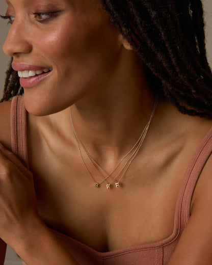 Just For You Initial Necklace — G