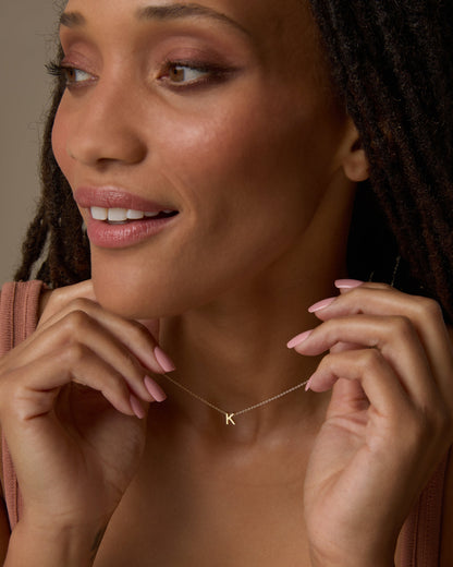 Just For You Initial Necklace — G