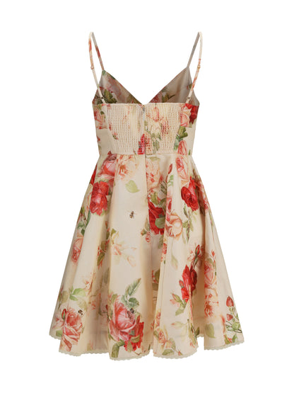 Dress Roselight Cream Rose Floral