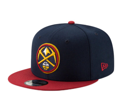 New Era Denver Nuggets 2-Tone OTC 9FIFTY Men's Snapback Hat — Navy/Burgundy