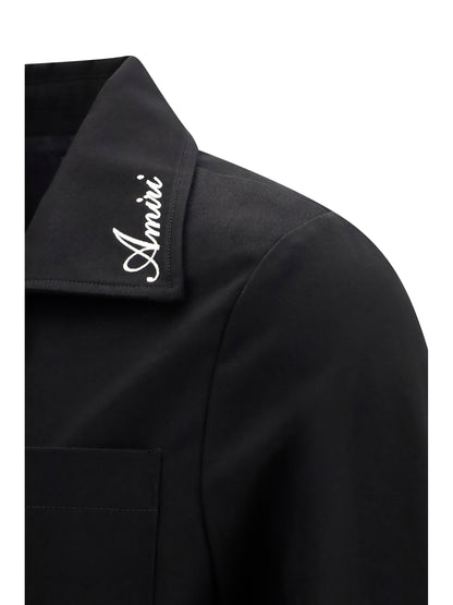 Jacket Script Collar Black