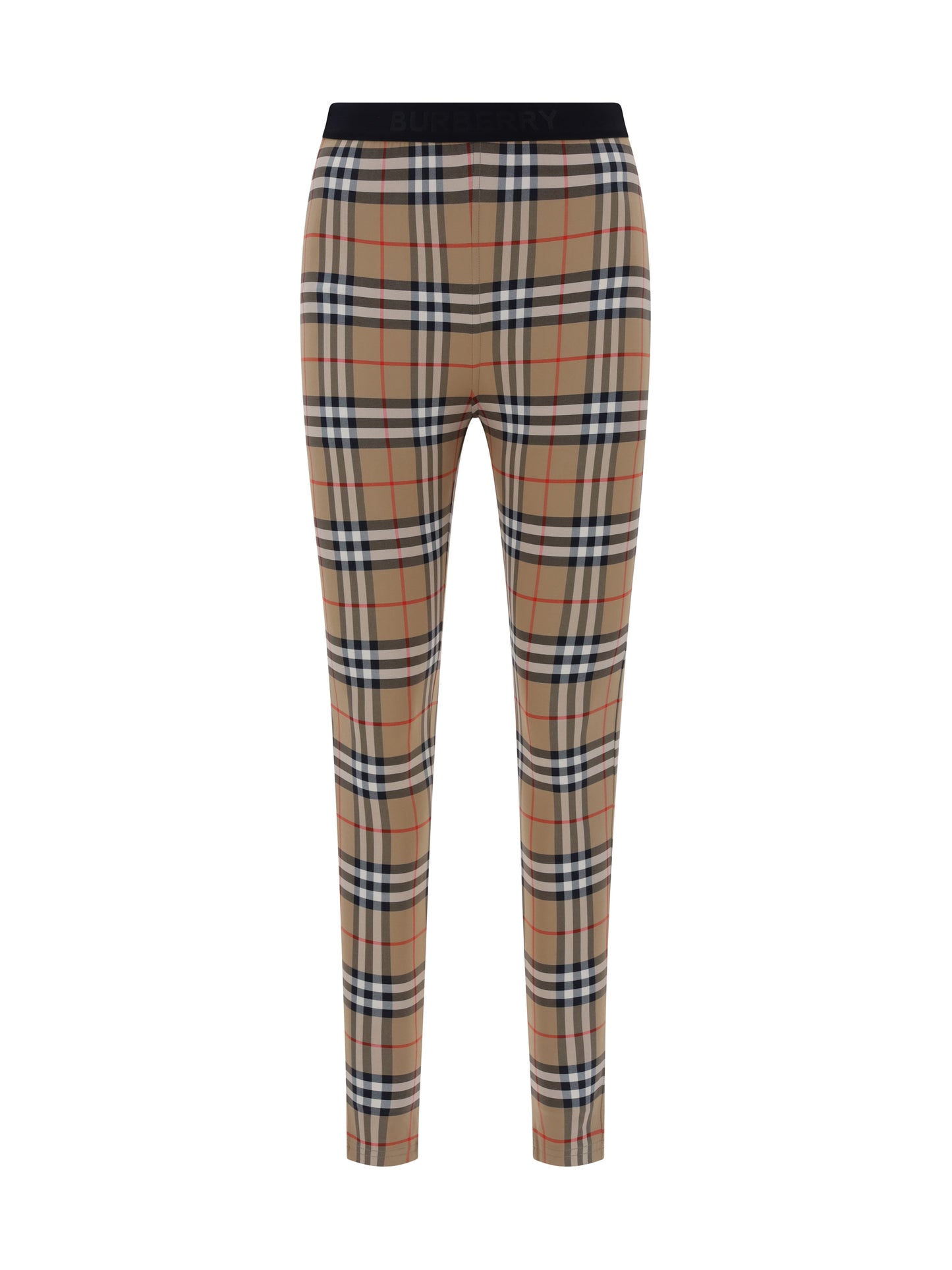 Leggings Archive Check Beige