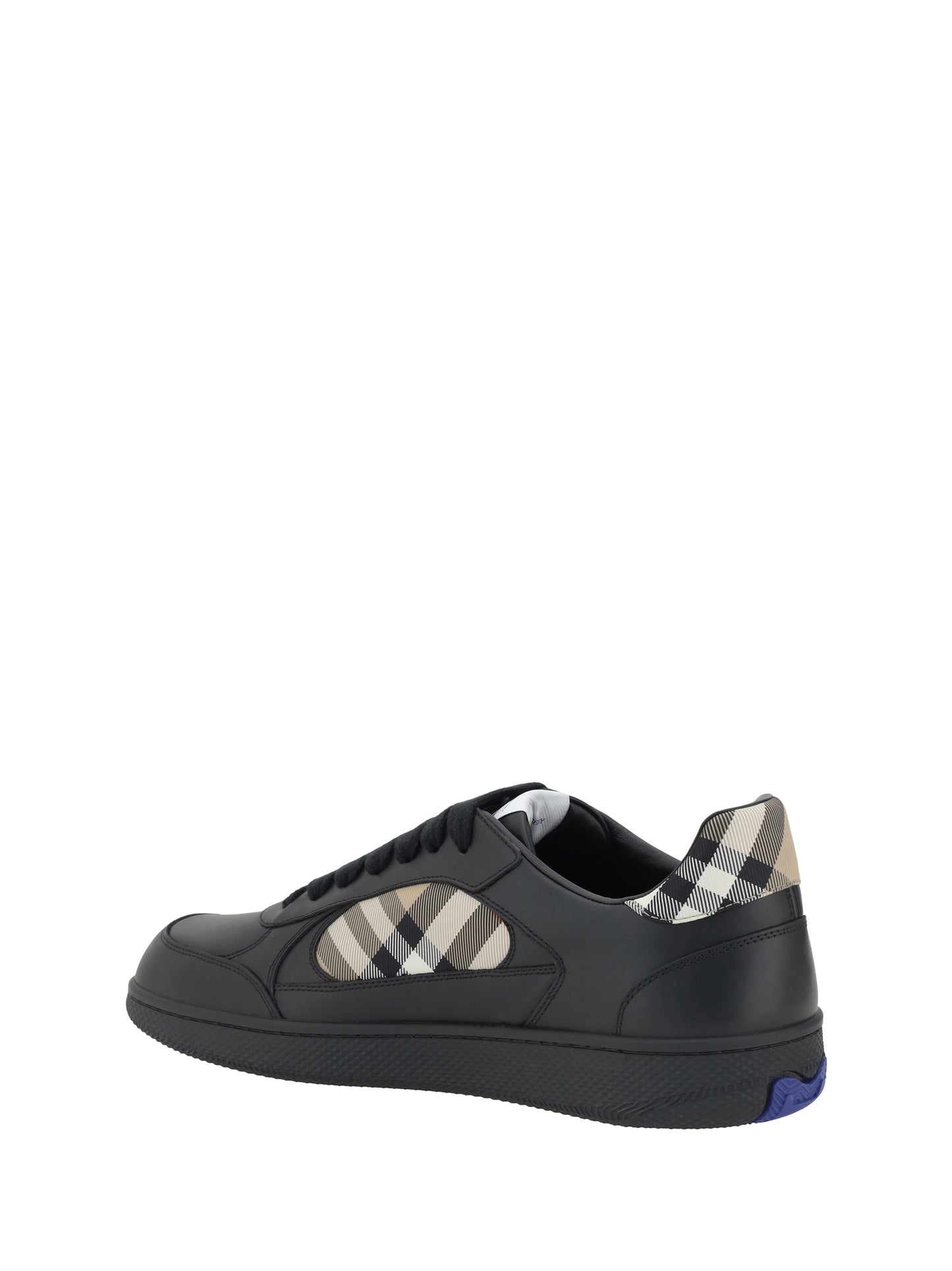 Leather Sneakers Black/Sand