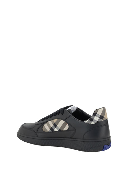 Leather Sneakers Black/Sand