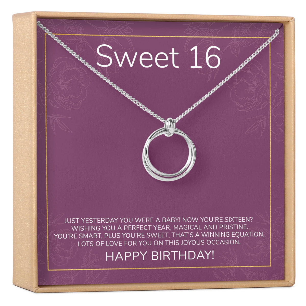Sweet 16 Necklace, Multiple Styles