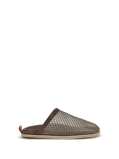 Mesh Mules Chocolate