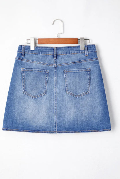Threaded Pear Renamara Crossed Waist Mini Skirt
