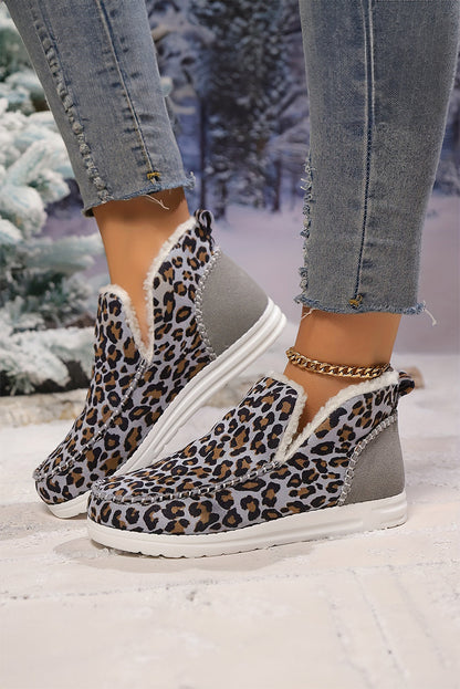 Threaded Pear Madison Flat Winter Fur Boots