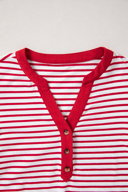 Threaded Pear Wrenley 4 Sleeve Patchwork Top