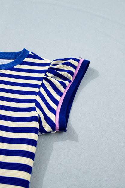 Threaded Pear Xiomara Trim Cap Sleeve Top