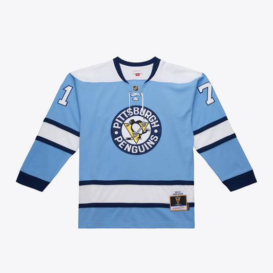 Men's Mitchell & Ness Nhl Light Blue Jersey Penguins 2008 Evgeni Malkin
