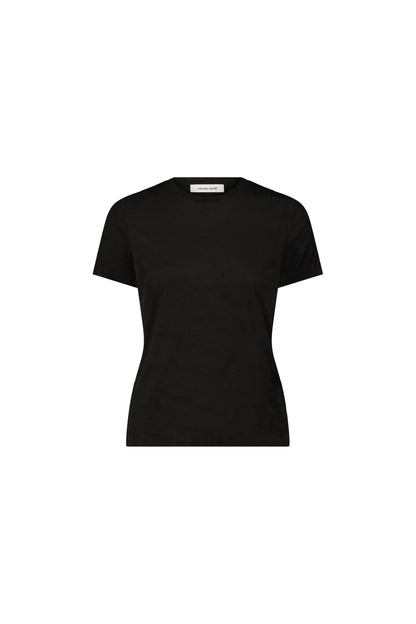 Amaya Suede T-Shirt - Black