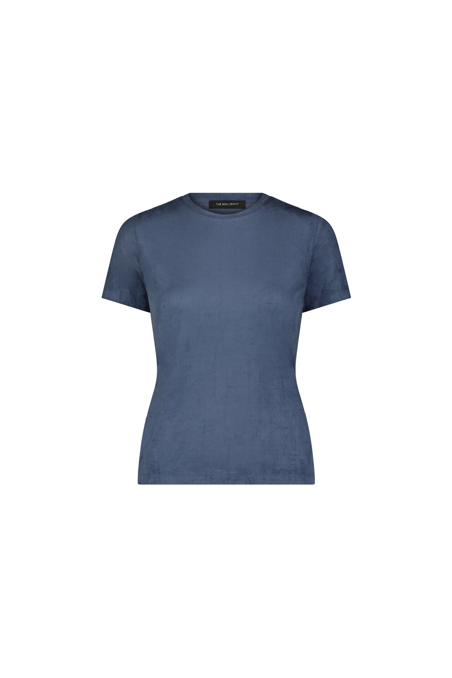 Amaya Suede T-Shirt - Blue