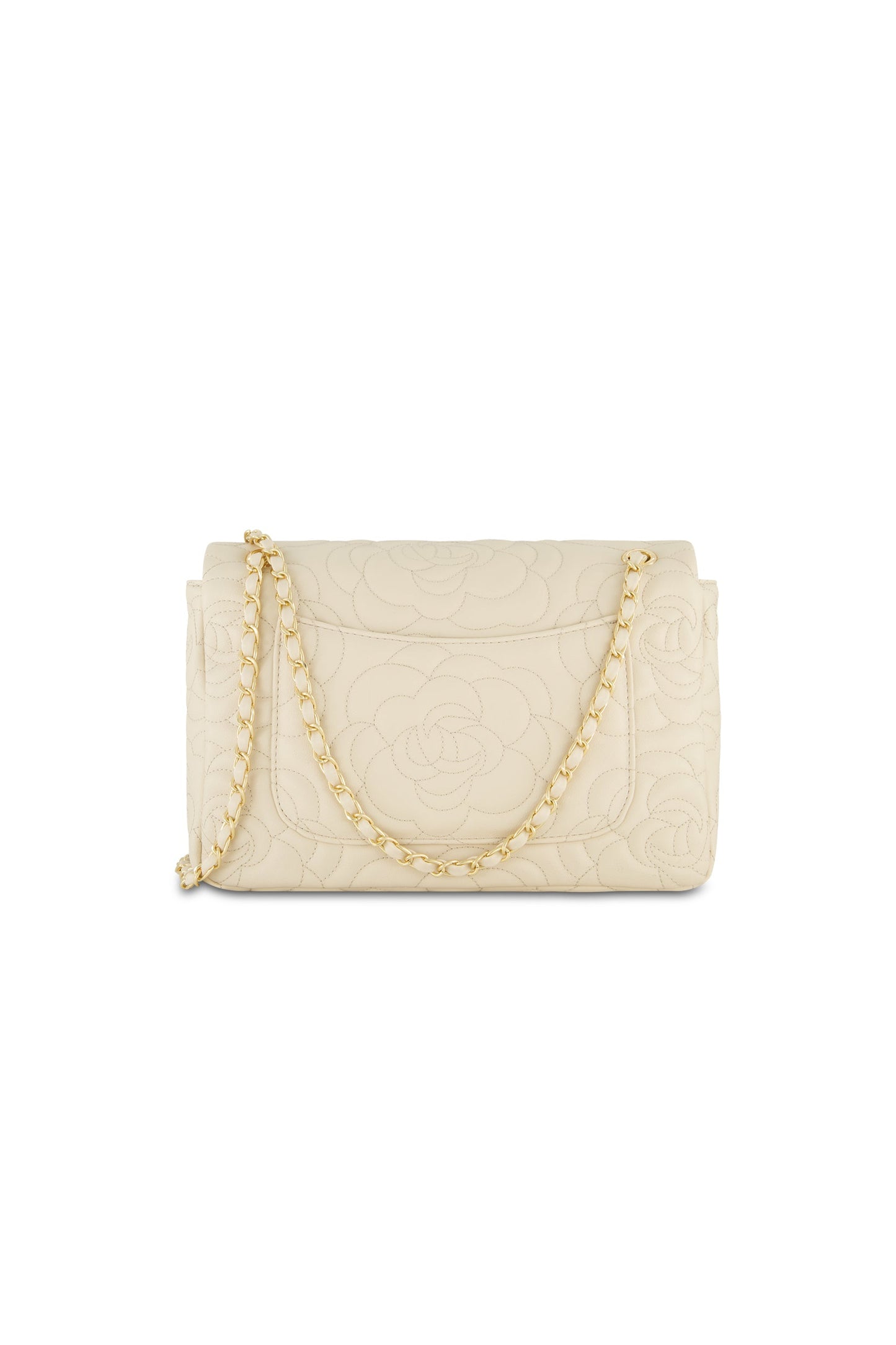 Alessia Rose Embossed Leather Bag - Pearl