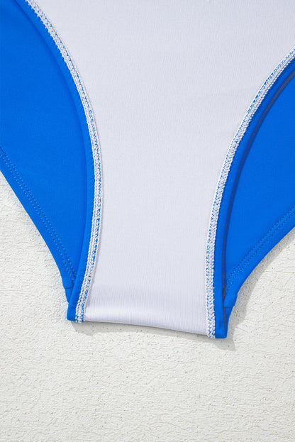 Threaded Pear Dylan Colorblock Square Top